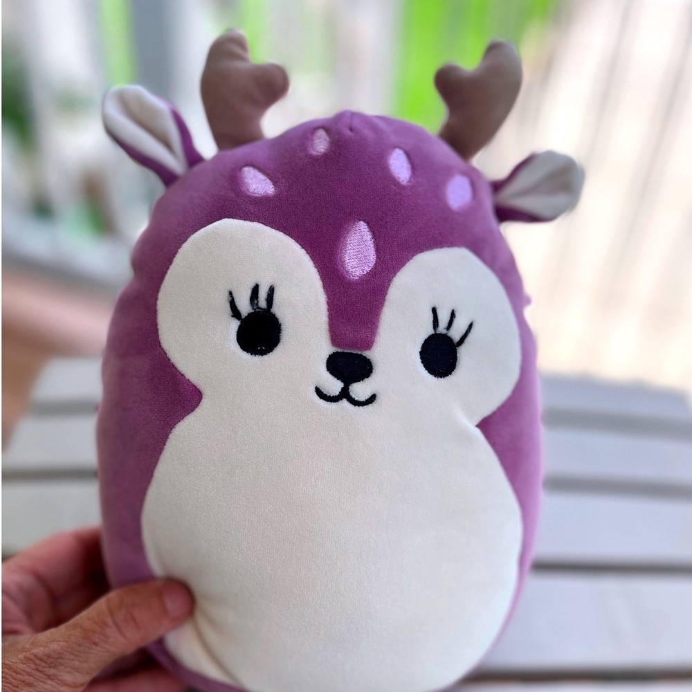 Squishmallows Astrid Purple Reindeer 8 Inch Plush Stuffed Animal Jazwares 2022